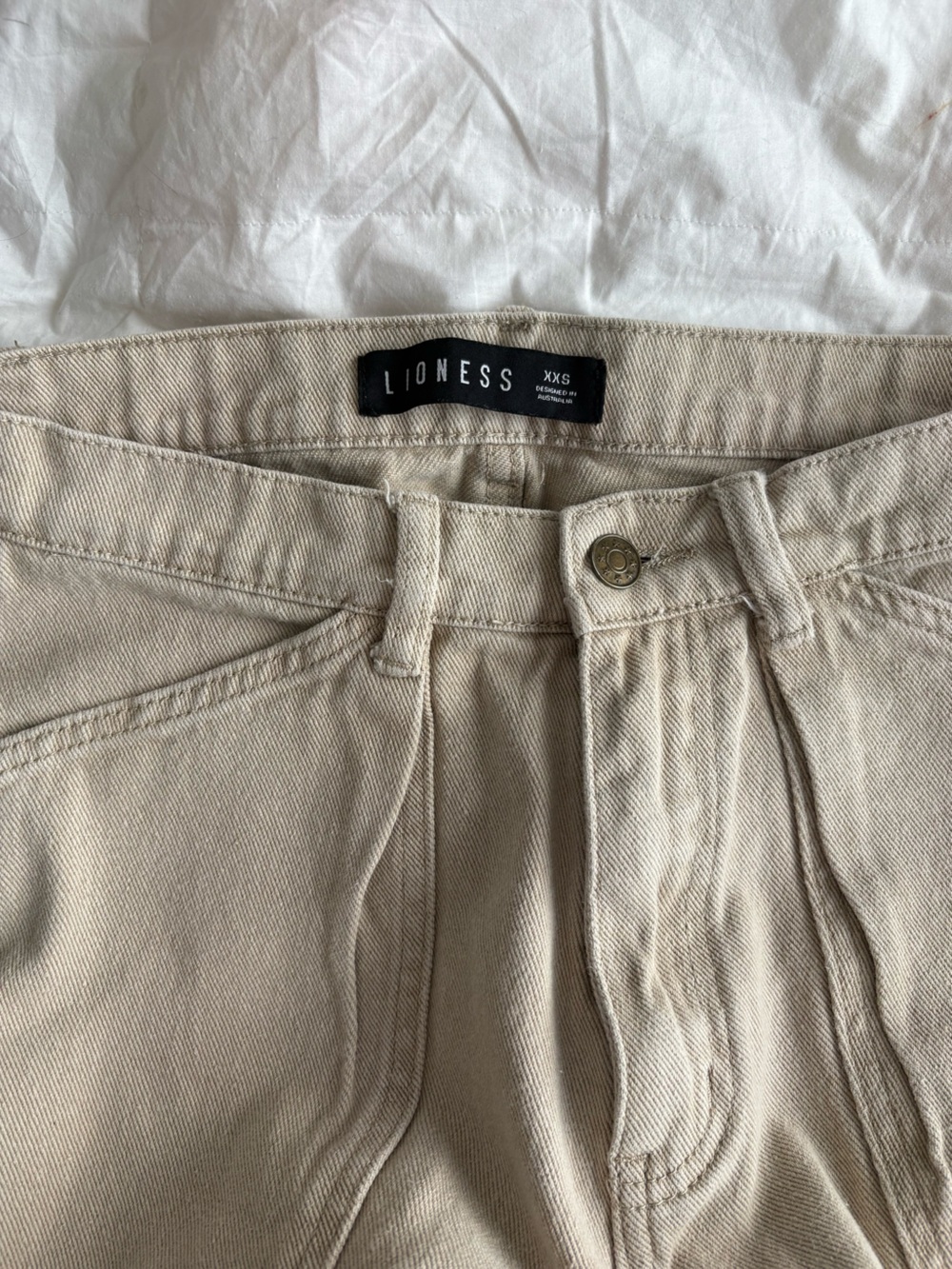 Lioness Miami Vice Tan Jeans XXS